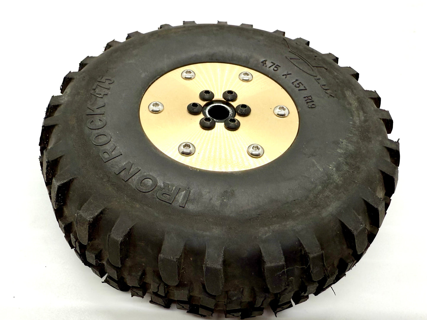 Exocaged Brass Faces for Amazon Carbon 1.9 beadlocks