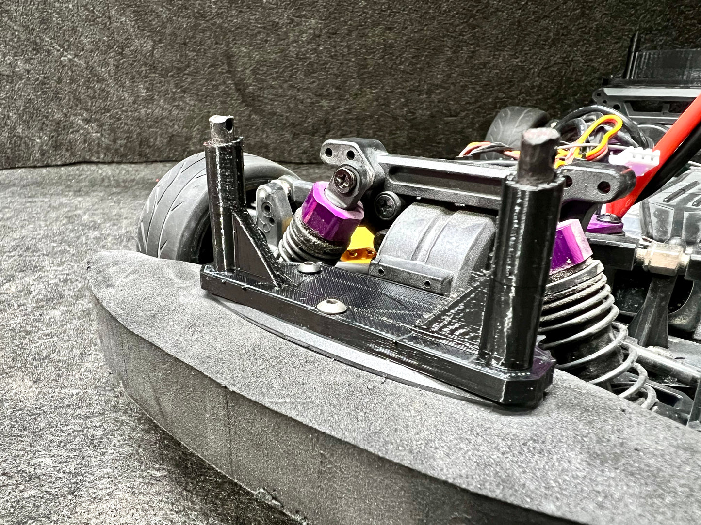 3D TPU FRONT Body Post Support for REDCAT LIGHTENING STK