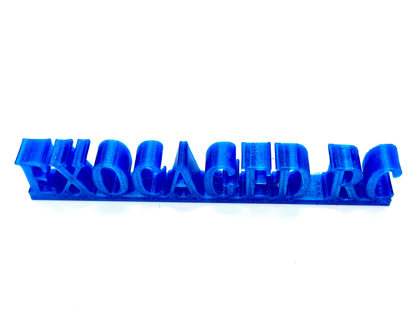 3D TPU Exocaged Paper Weight BLUE