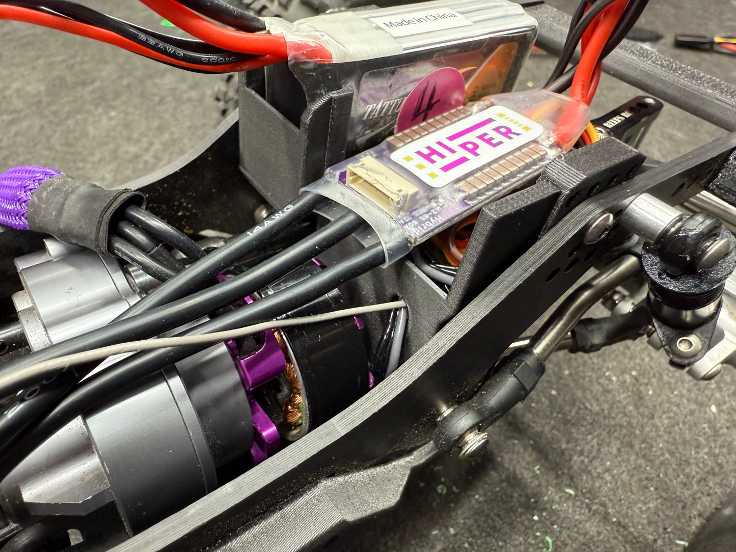 EXOCUTiONER RECEIVER BATTERY TRAY FOR SNUBNOSE MOTOR