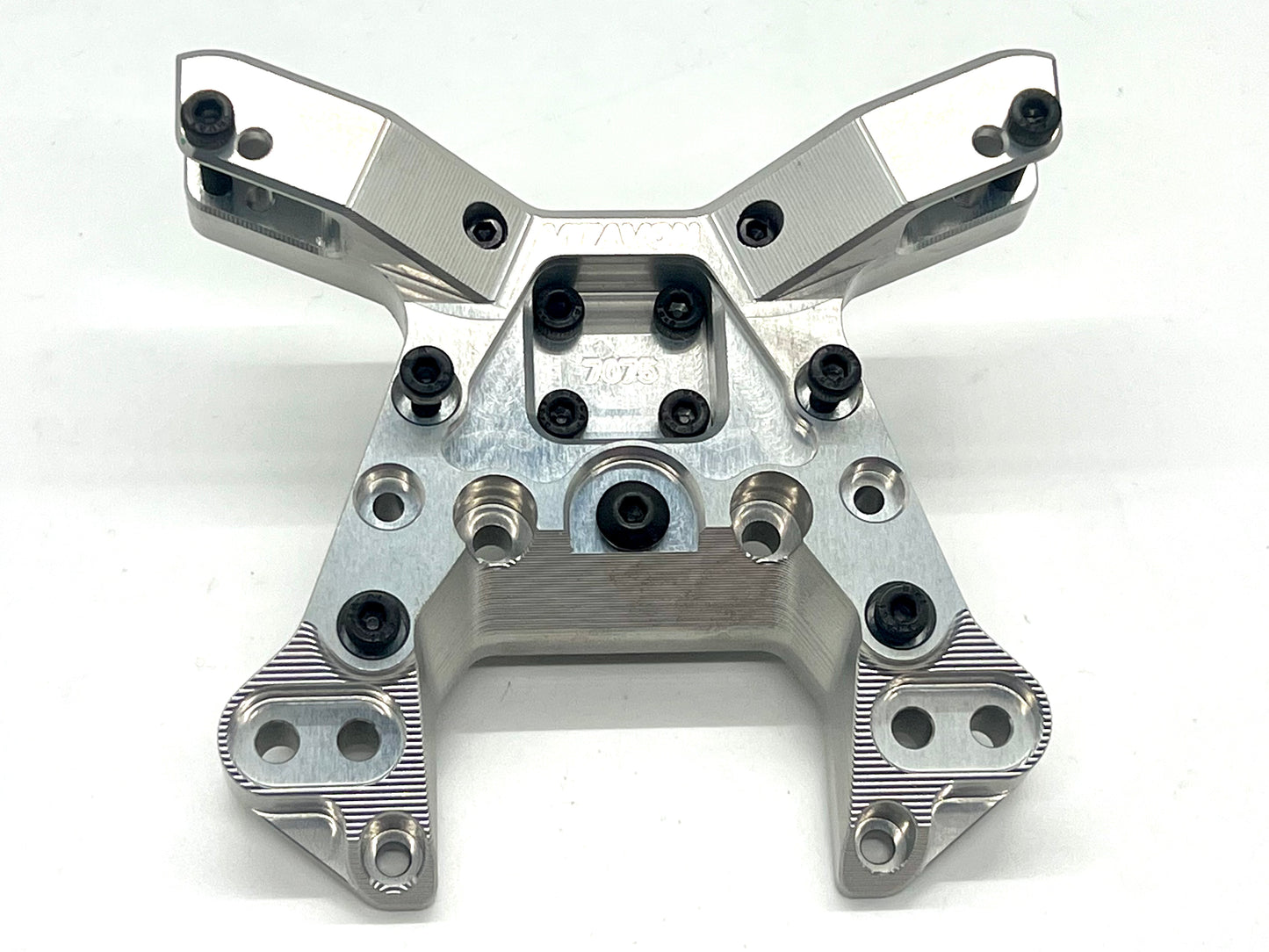 Vitavon CNC Aluminum #7075 Front & Rear Shock Tower for Arrma Kraton 8S 1/5 Silver