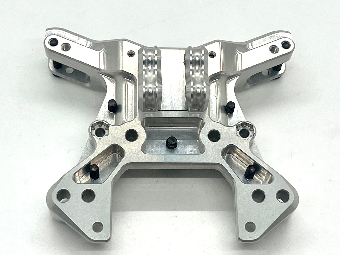 Vitavon CNC Aluminum #7075 Front & Rear Shock Tower for Arrma Kraton 8S 1/5 Silver