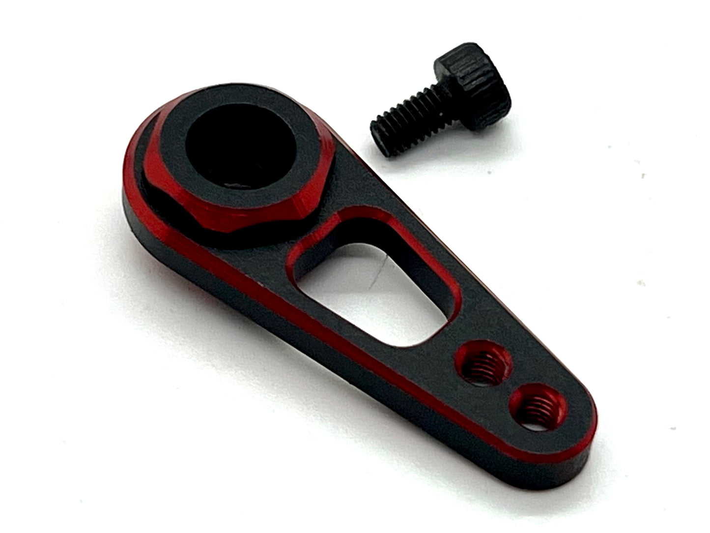 25 Spline Servo Horn by VGRC NON CLAMPING Black/Red