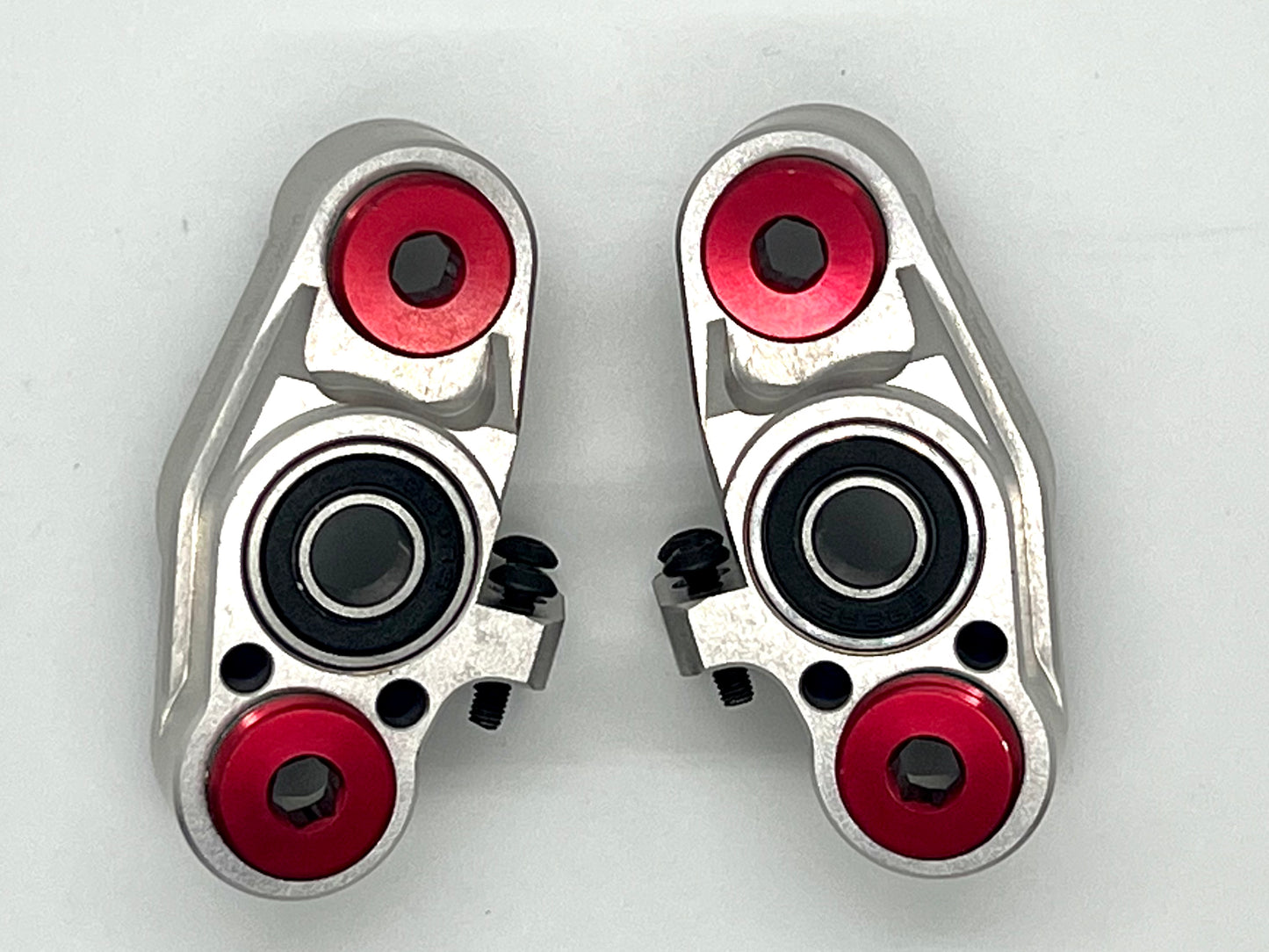 Vitavon Arrma 6S Mojave Typhon Fireteam Infraction Front Hubs CNC aluminum 7075 Silver