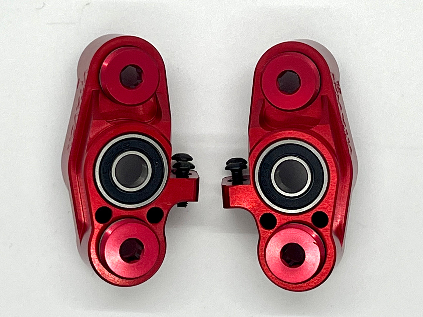Vitavon Arrma 6S Mojave Typhon Fireteam Infraction Front Hubs CNC aluminum 7075 Red