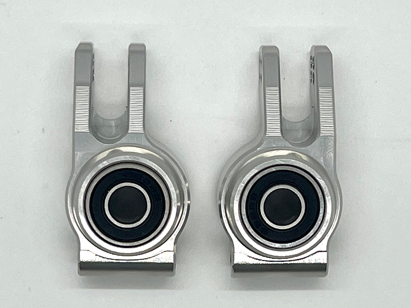 Vitavon Arrma 6S Mojave Typhon Fireteam Infraction REAR Hubs CNC aluminum 7075 Silver
