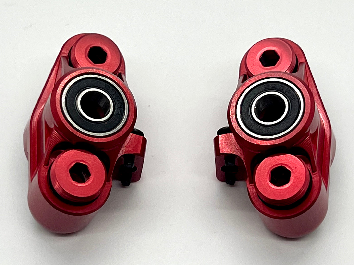 Vitavon Arrma 6S Kraton Outcast Notorious Front Hubs CNC aluminum 7075 Red