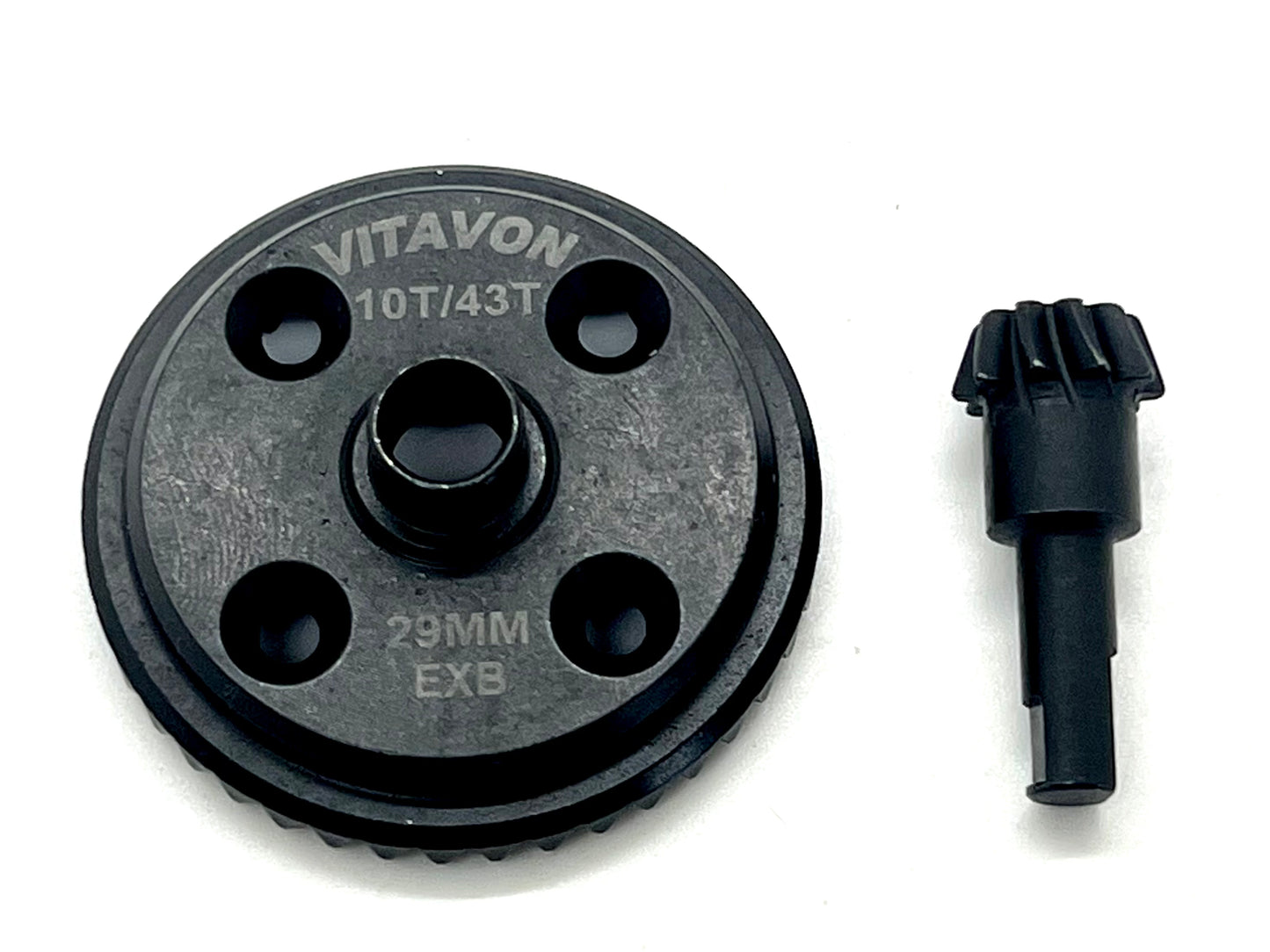 Vitavon CNC HD Steel Diff Gear Pinion Ring Gear for Arrma 6S EXB 29mm Diff Case