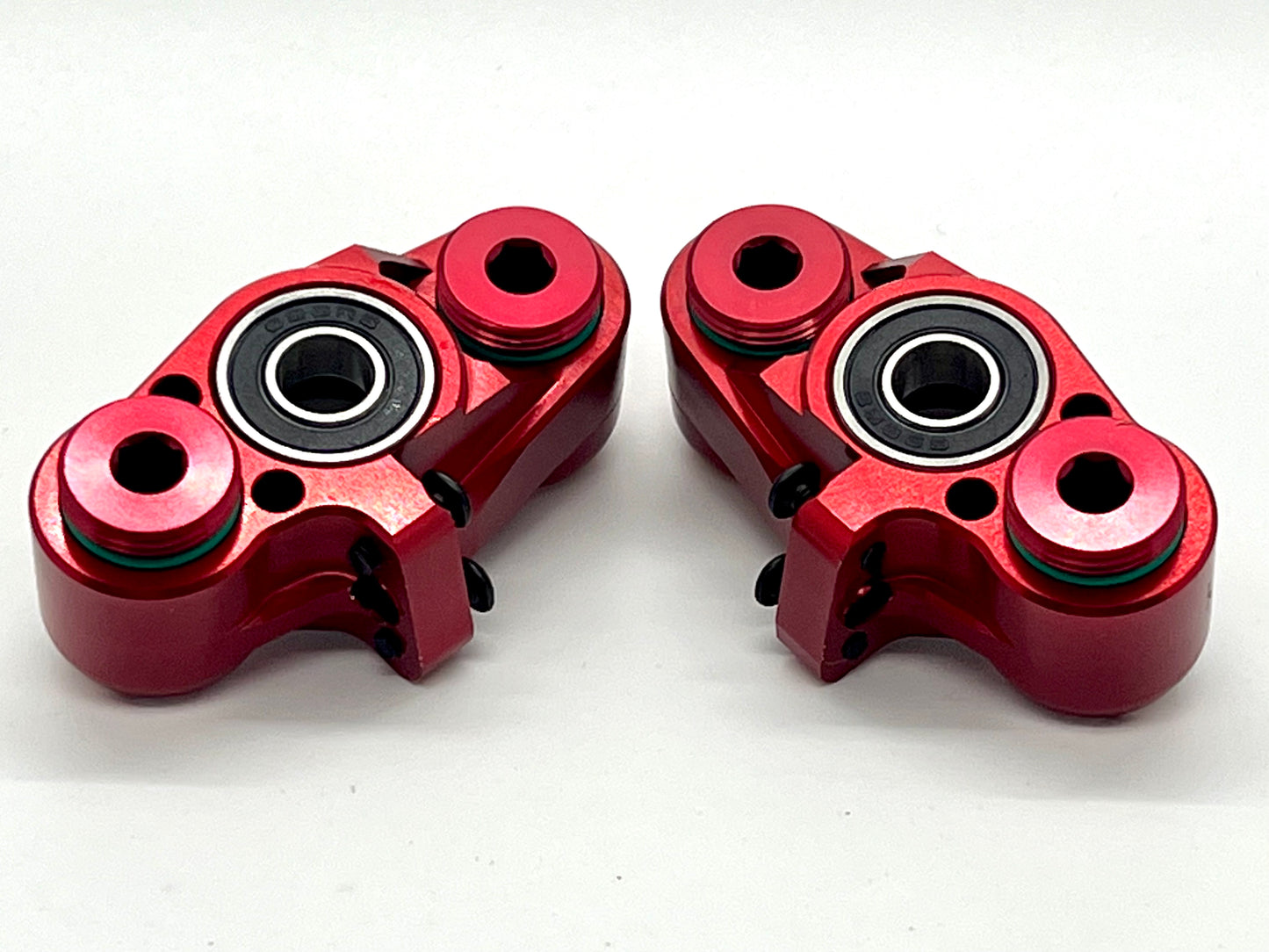 Vitavon Arrma 6S Mojave Typhon Fireteam Infraction Front Hubs CNC aluminum 7075 Red