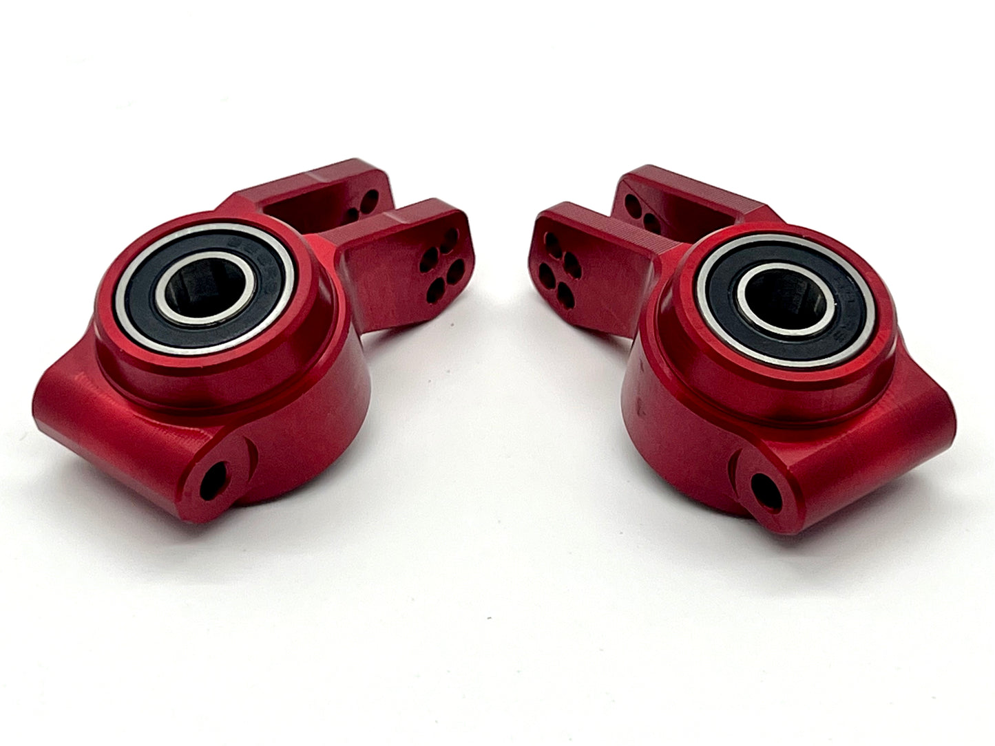 Vitavon Arrma 6S Mojave Typhon Fireteam Infraction Rear Hubs CNC aluminum 7075 Red