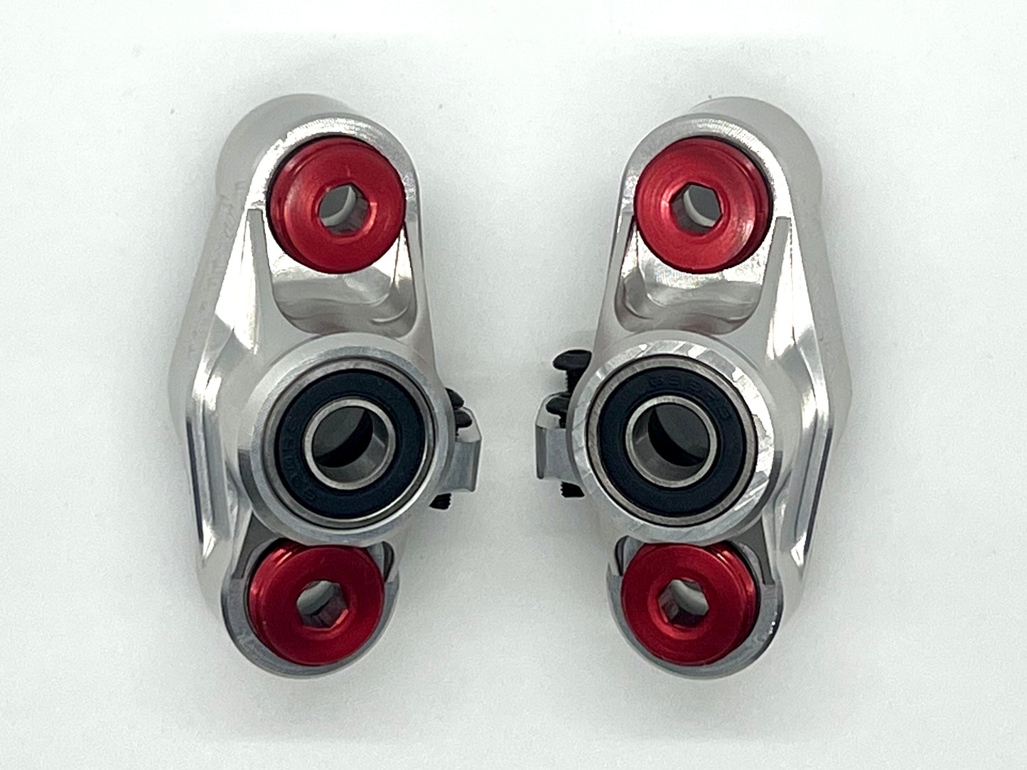 Vitavon Arrma 6S Kraton Outcast Notorious Front Hubs CNC aluminum 7075 Silver