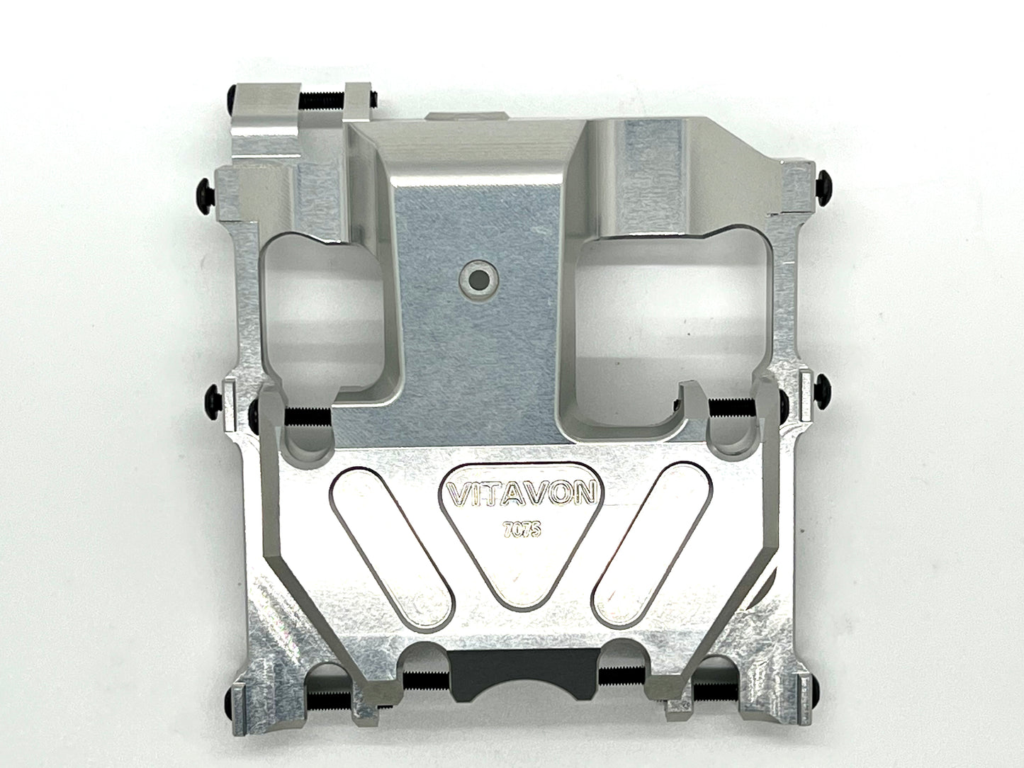 VITAVON One Piece Design Alu CNC Skid Plate for TRX-4 TRX-6 1:10 Silver