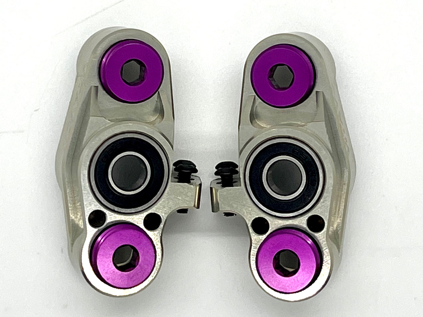 Vitavon Arrma 6S Mojave Typhon Fireteam Infraction Front Hubs CNC aluminum 7075 Titanium