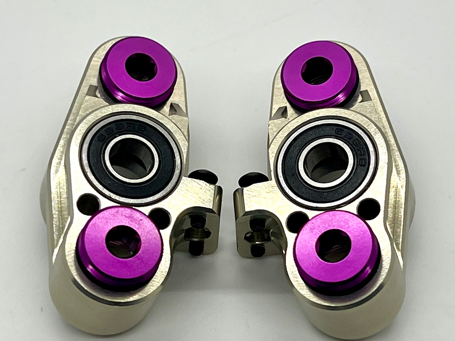 Vitavon Arrma 6S Mojave Typhon Fireteam Infraction Front Hubs CNC aluminum 7075 Titanium