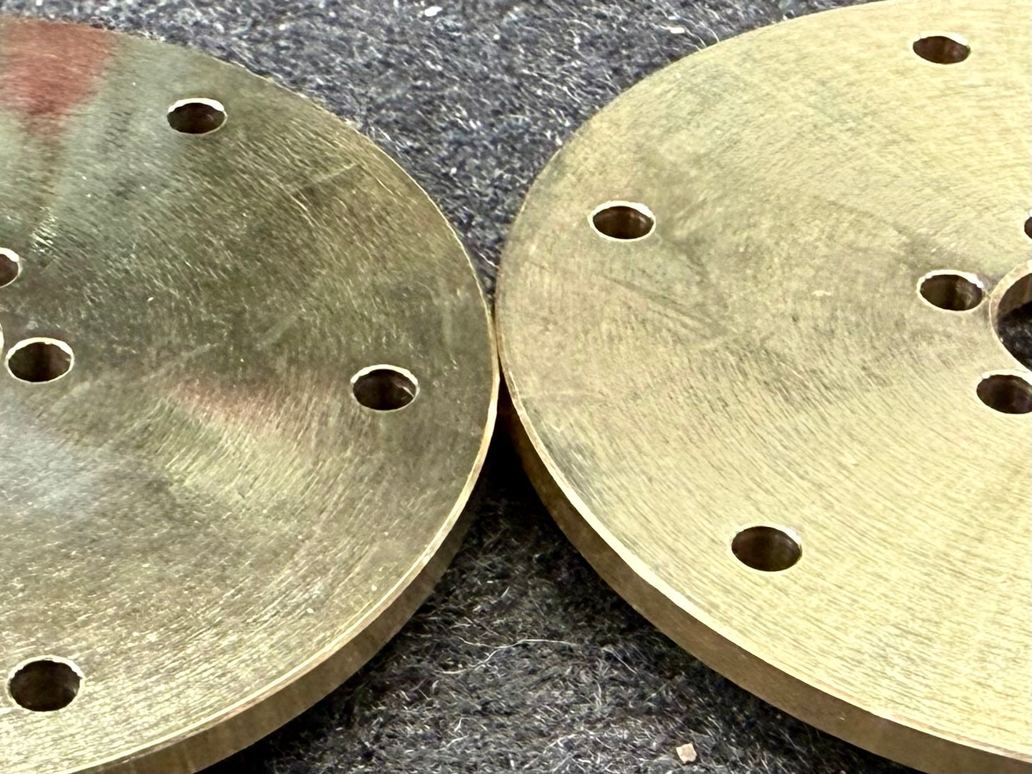 POLISHED Exocaged Brass Faces for Amazon Carbon 2.2 beadlocks