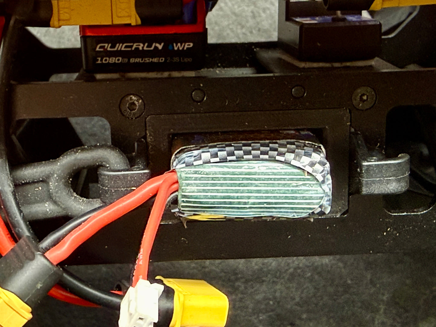Battery box for JConcepts Reactor Monster Truck