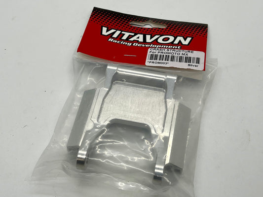 Losi Promoto Crash plate by Vitavon Silver