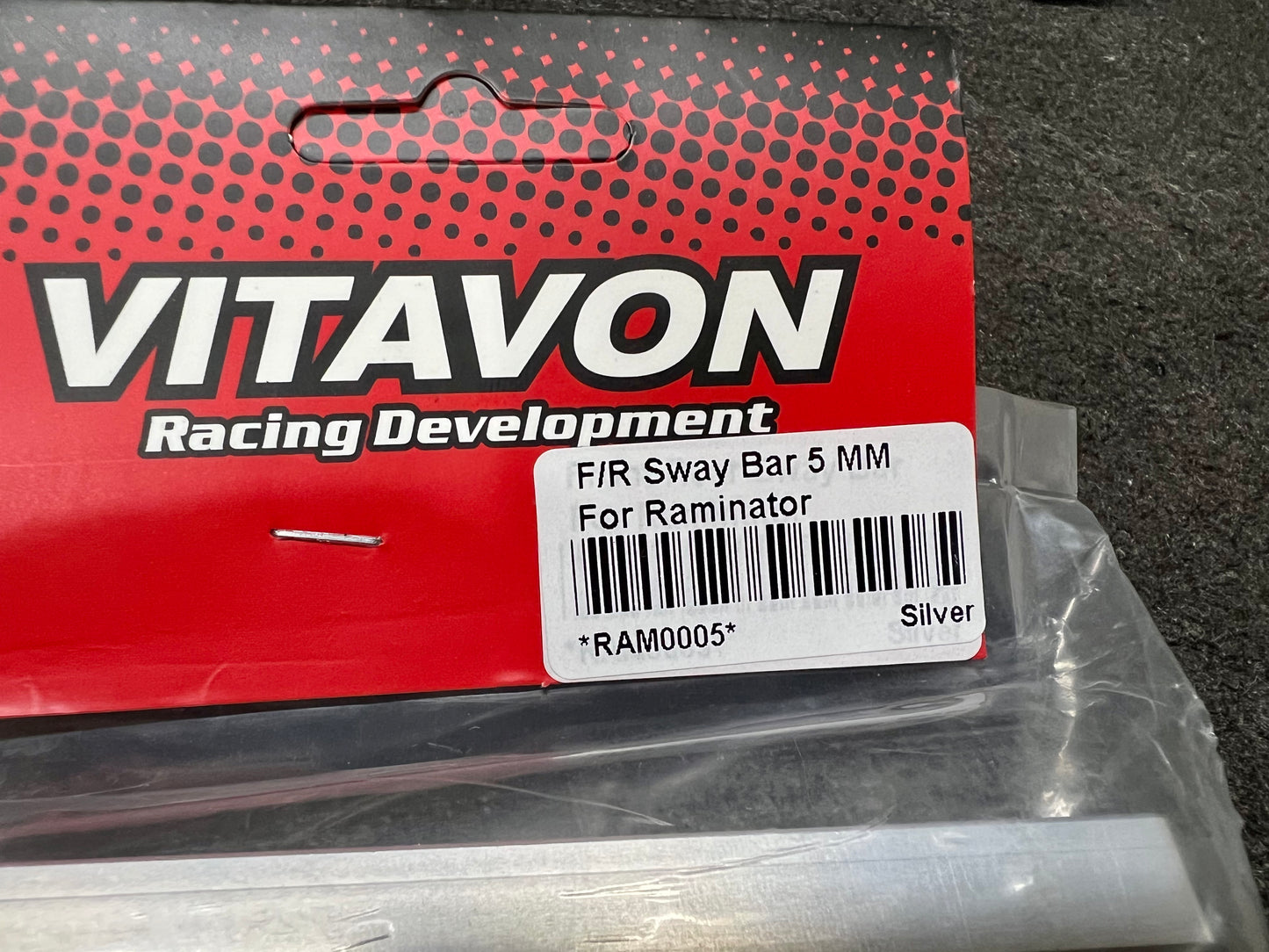 VITAVON 5mm CNC Aluminum 7075 Stronger Front Or Rear Sway Bar For Raminator Grave Digger