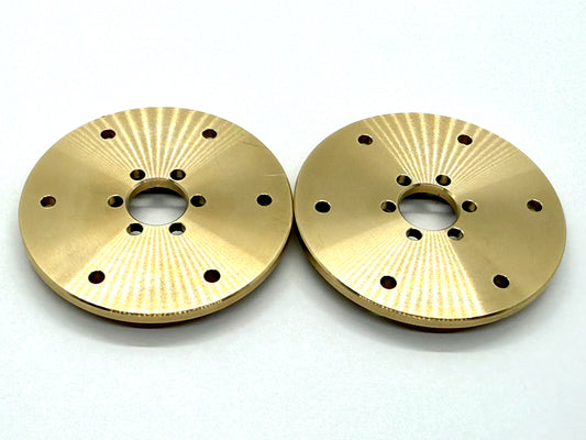 Exocaged Brass Faces for Amazon Carbon 1.9 beadlocks