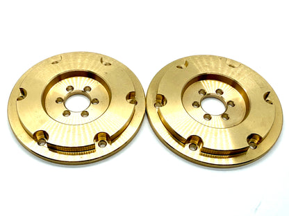 Exocaged Brass Faces for Amazon Carbon 2.2 beadlocks