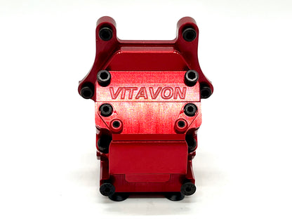 Vitavon Arrma 6s Series Aluminum Front/Rear Bulkhead Red