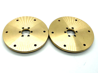 Exocaged Brass Faces for Amazon Carbon 2.2 beadlocks