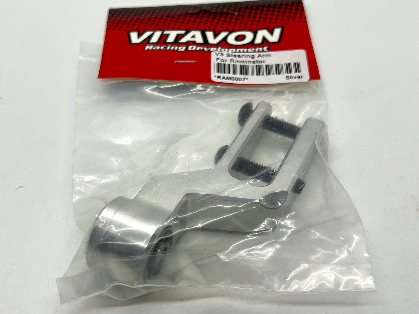 VITAVON CNC Aluminum 7075 V3 Steering Link Mount For Raminator Grave Digger 1/5
