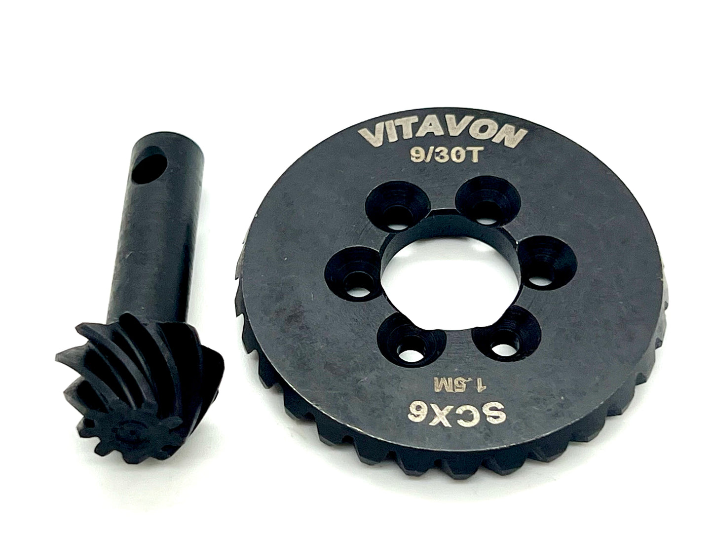 VITAVON 9/30 Mod 1.5 HD steel Ring&Pinion Gear for Axial SCX6 Trail Honcho