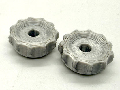 Thumb nuts for 4mm studded body mounts