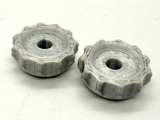 Thumb nuts for 4mm studded body mounts