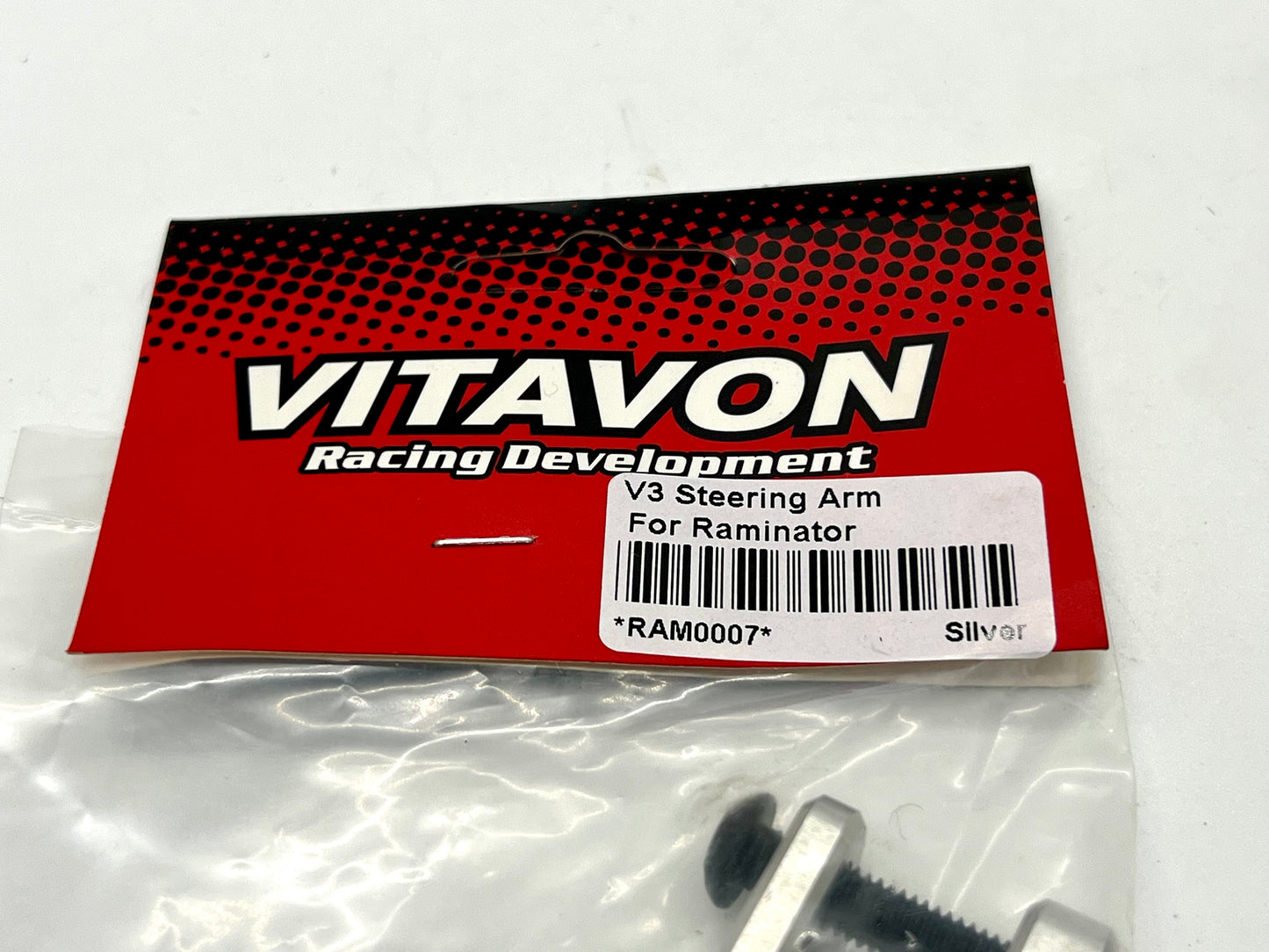 VITAVON CNC Aluminum 7075 V3 Steering Link Mount For Raminator Grave Digger 1/5