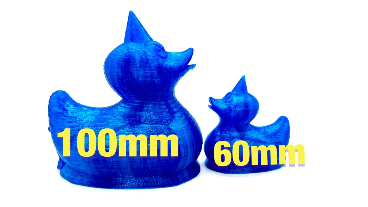3D TPU Diky Duk 100mm Tall BLUE