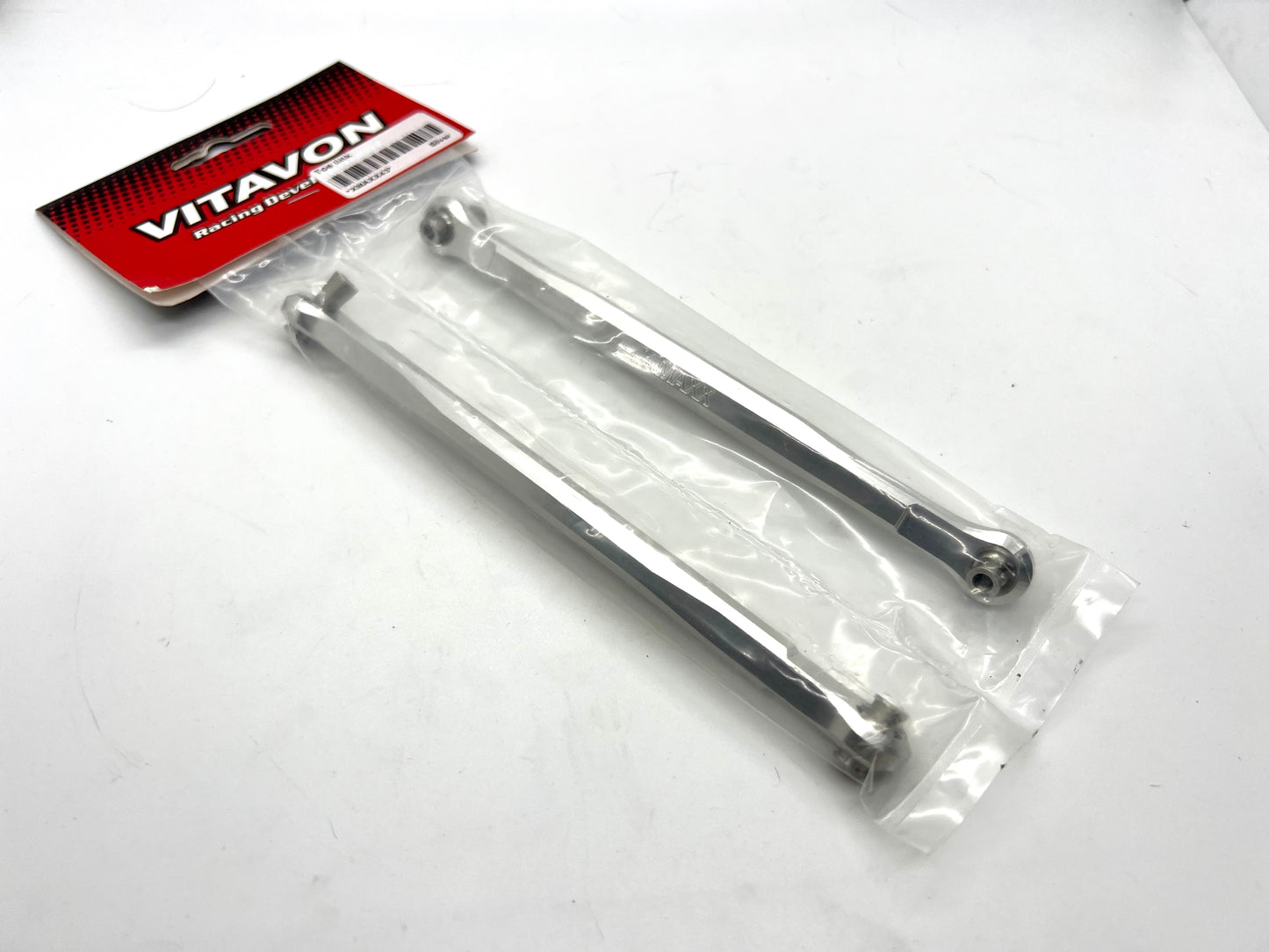 VITAVON CNC Alu 7075 Toe Links For Traxxas 7748 X-Maxx Silver