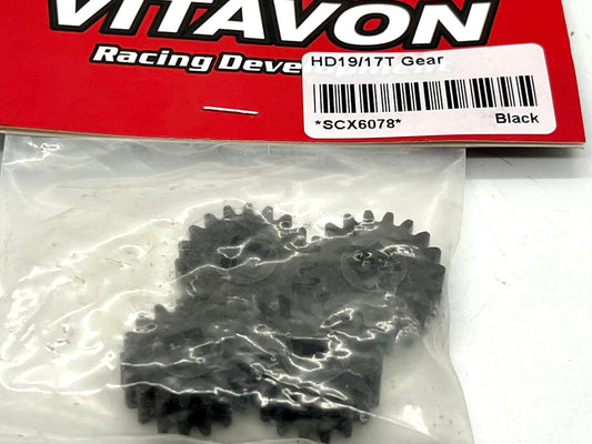 VITAVON HD 19/17T Gear Overdrive or Underdrive Setup for Vitavon SCX6 Portal kit