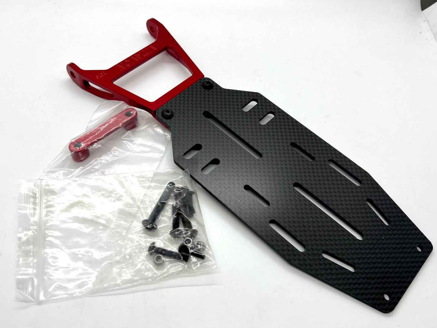 VITAVON DBXL E2.0 V3 ESC Holder RED+Black Carbon Fiber for Max4 Combo