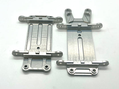 VITAVON Aluminum #7075 Front Rear Tie Bar Pin Mount for X MAXX XRT SILVER