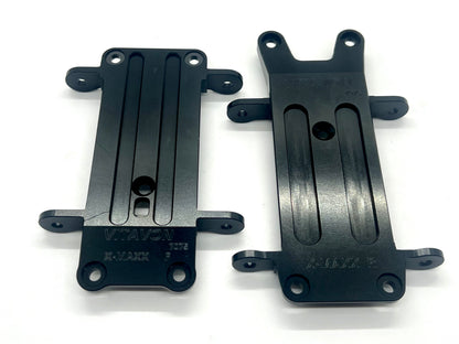 VITAVON Aluminum #7075 Front Rear Tie Bar Pin Mount for X MAXX XRT BLACK