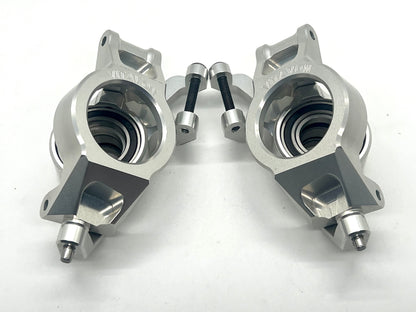 VITAVON Redesigned 7075 Front Knuckles+ C hub for XRT X-MAXX SILVER