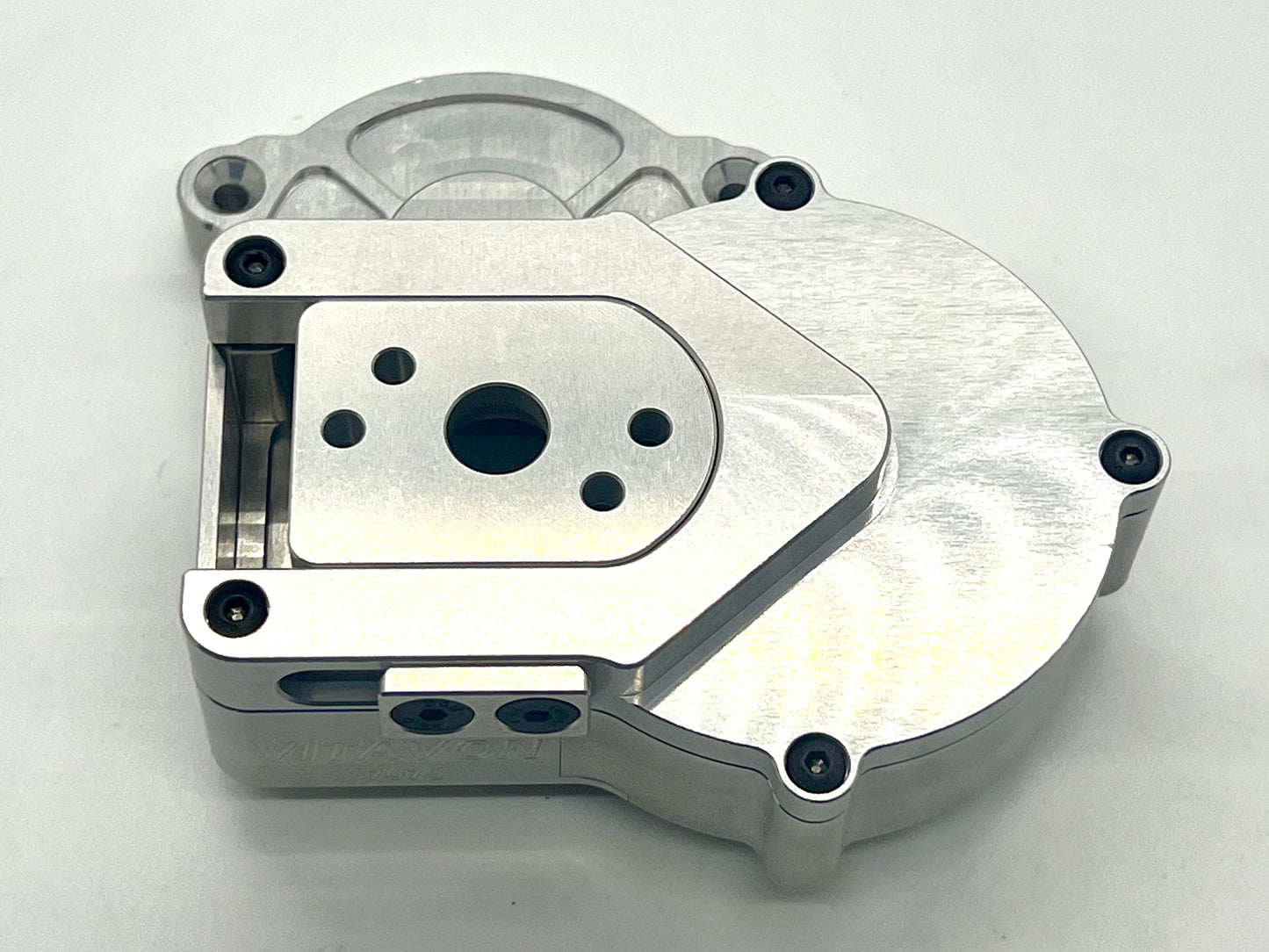 VITAVON CNC Aluminum 7075 Motor Mount for the Axial SCX6 1/6 silver