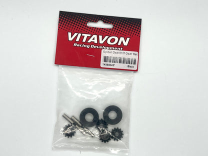 VITAVON CNC HD Spider Gear/Diff Gear Set for Arrma Kraton 8S Outcast 8S