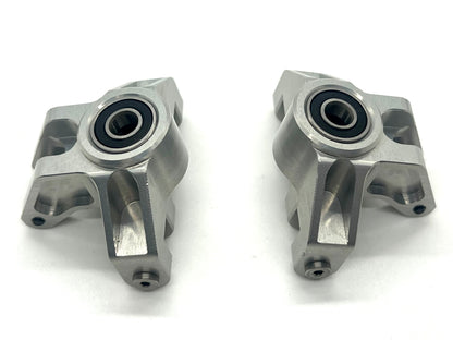 VITAVON CNC Aluminum 7075 Front Knuckles for LOSI LMT Silver