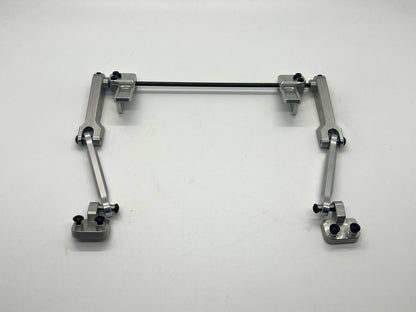 VITAVON V2 Rear Sway Bar works with Vitavon SCX6 Honcho Rear Axle Housing Only Silver