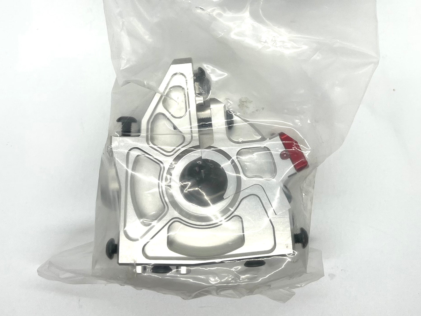 VITAVON DBXL E2.0 Front Bulkhead Redesigned CNC Aluminum7075 For LOSI Silver