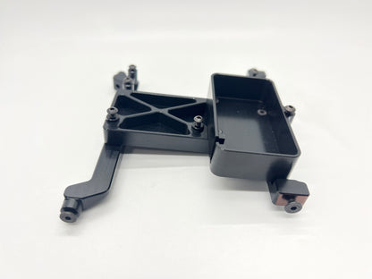 VITAVON SCX6 CNC Aluminum 7075 V1 ESC Tray & Servo Mount Black