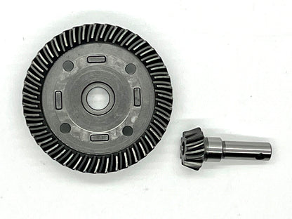 VITAVON CNC HD Steel Front Rear Diff Gear Spiral Cut Pinion Ring Gear for Sledge