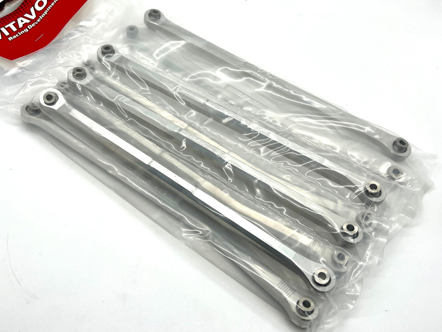 VITAVON CNC V2 High Clearance Links Set for Axial SCX6 Trail Honcho 1/6 silver