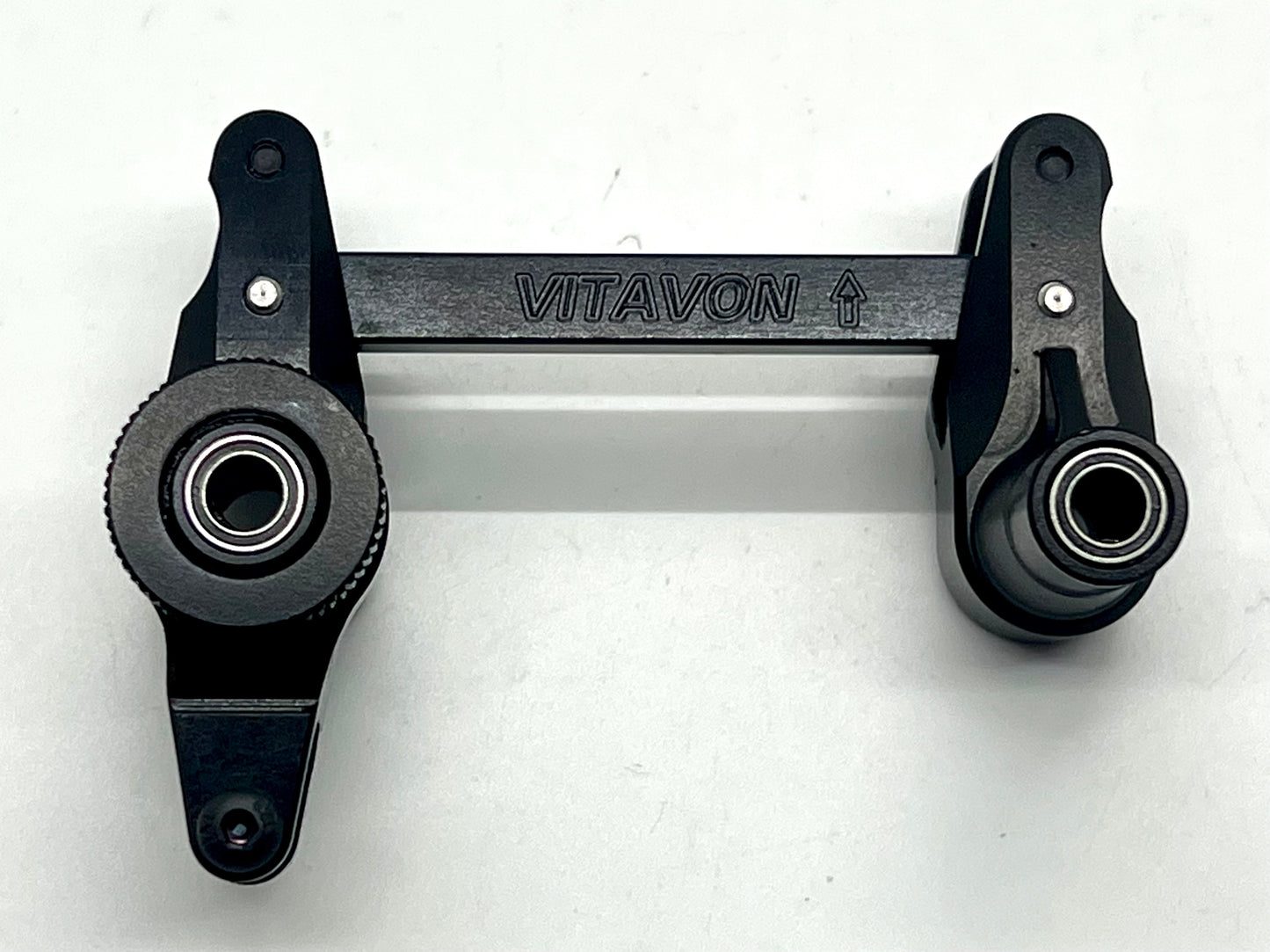 VITAVON CNC Aluminum 7075 Steering bell crank for MAXX 4s 1/10 Black
