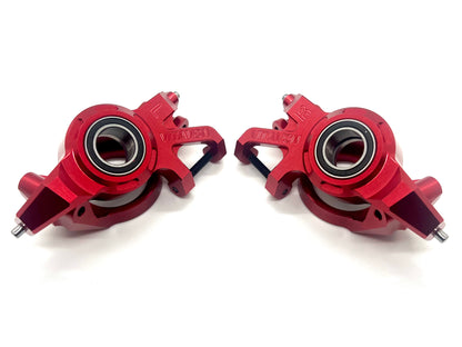 VITAVON Redesigned 7075 Front Knuckles+ C hub for XRT X-MAXX RED